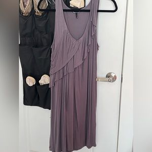 Daisy Fuentes summer dress size large gray